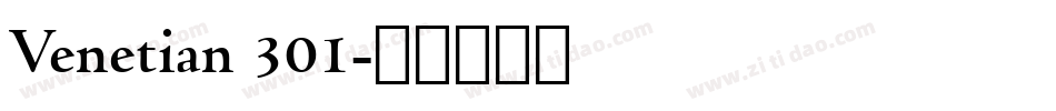 Venetian 301字体转换